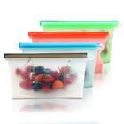 Odorless Silicone Food Bag For Freezing Multicolor Lightweight