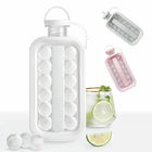 Round Ball Ice Cube Tray Bottle Portable 18 Cavities Stackable