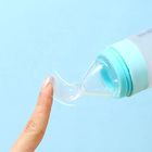 Reusable Baby Bottle Spoon Nontoxic , Multipurpose Squeezy Silicone Food Feeder
