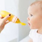 Reusable Baby Bottle Spoon Nontoxic , Multipurpose Squeezy Silicone Food Feeder