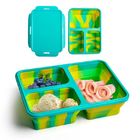 Multicolor Silicone Lunch Container Microwaveable BPA Free 2.5L