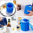 Tasteless Ice Cube Tray Reusable , Multi Function Silicone Ice Cube Maker