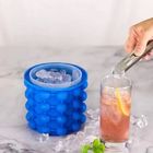 Tasteless Ice Cube Tray Reusable , Multi Function Silicone Ice Cube Maker
