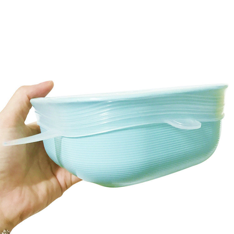 Household Clear Silicone Kitchen Utensils Seal Cover Stretch Food Fresh Keeping Wrap