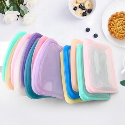 800 ML BPA가 없는 친환경 식품 보관용 재사용 및 실용적인 실리콘 식품 봉지